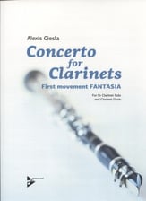 Concerto for Clarinets, Mvt. 1 Fantasia Clarinet Solo and Clarinet Choir cover